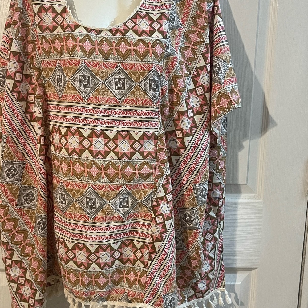 Kori Multicolor Geometric Blouse